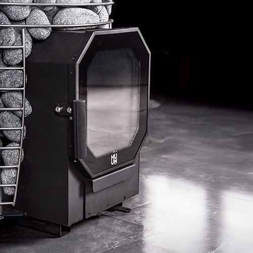 HUUM HIVE Flow Wood-Burning Sauna Stove, 9.8kW