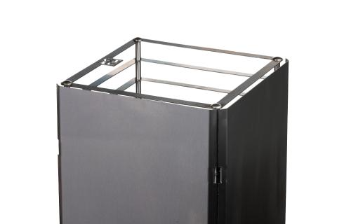 HUUM Reflector Panel for CLIFF Sauna Heaters stainless steel close wall mount