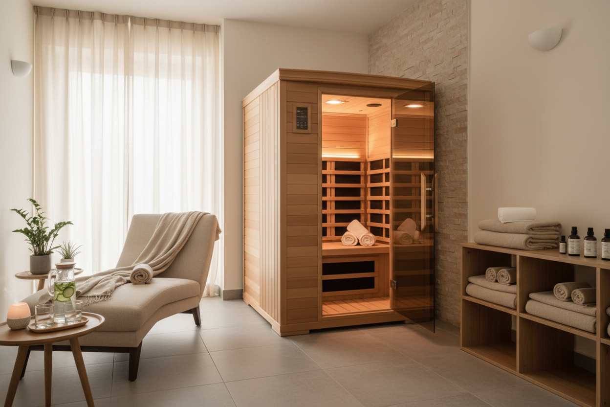 Infrared sauna wellness spa