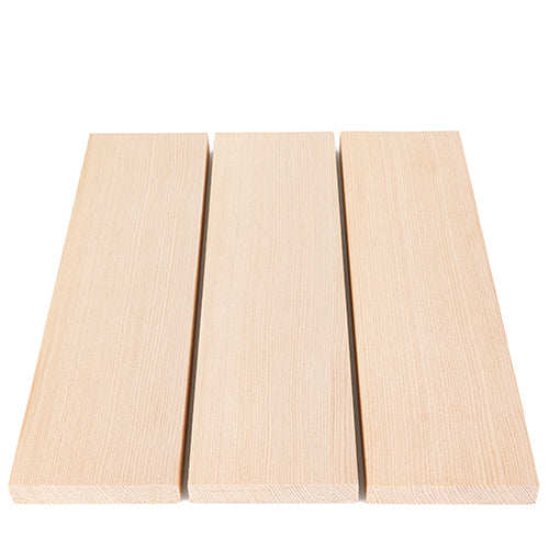 Light grain hemlock 1x4 sauna wood board