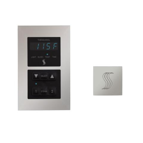 ThermaSol Signature Series Control and Steam Head Kit Square