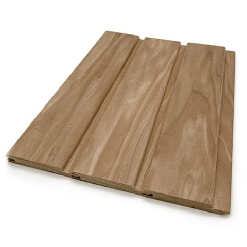 Prosaunas Thermo-Aspen 1x4 Sauna Wood, Thermally-Modified, T&G, STP Profile