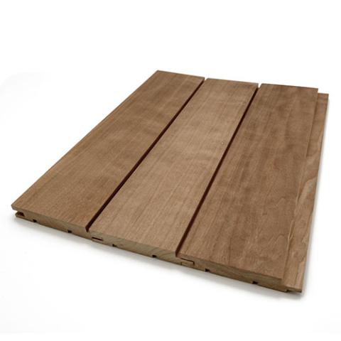 Prosaunas Thermo-Aspen 1x4 (15mm x 90mm) Sauna Wood T&G STS4 Profile, Nickel-Gap, Wall Material