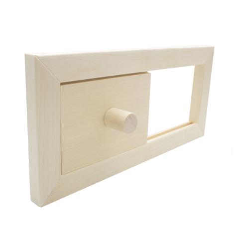 Prosaunas Aspen Air Hatch Aspen, Sauna, Ventilation Hatch, .5" x 5.2" x 11"