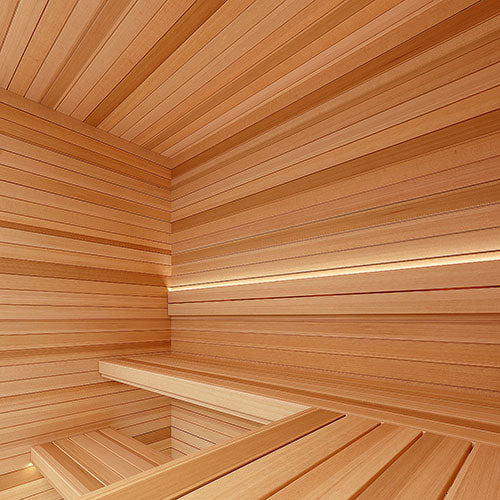 Western red cedar 1/2x4 T&G sauna wall boards