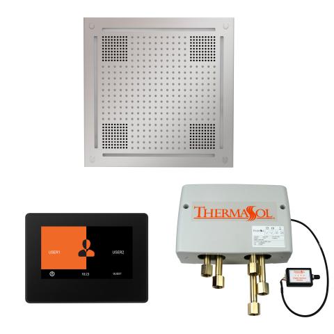 Thermasol The Wellness Hydrovive Shower Package with 7" ThermaTouch Square