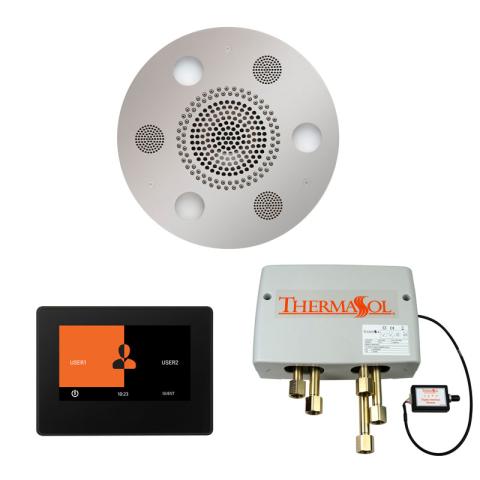 ThermaSol Wellness Shower Package with 7" ThermaTouch Control – Round Style